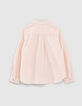 Camisa rosa pálido de pana fina bordada niña-4