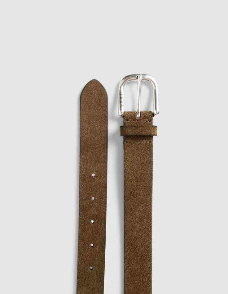Ceinture bronze cuir Homme-2