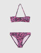 Bikini zwart tie and dye meisjes-1