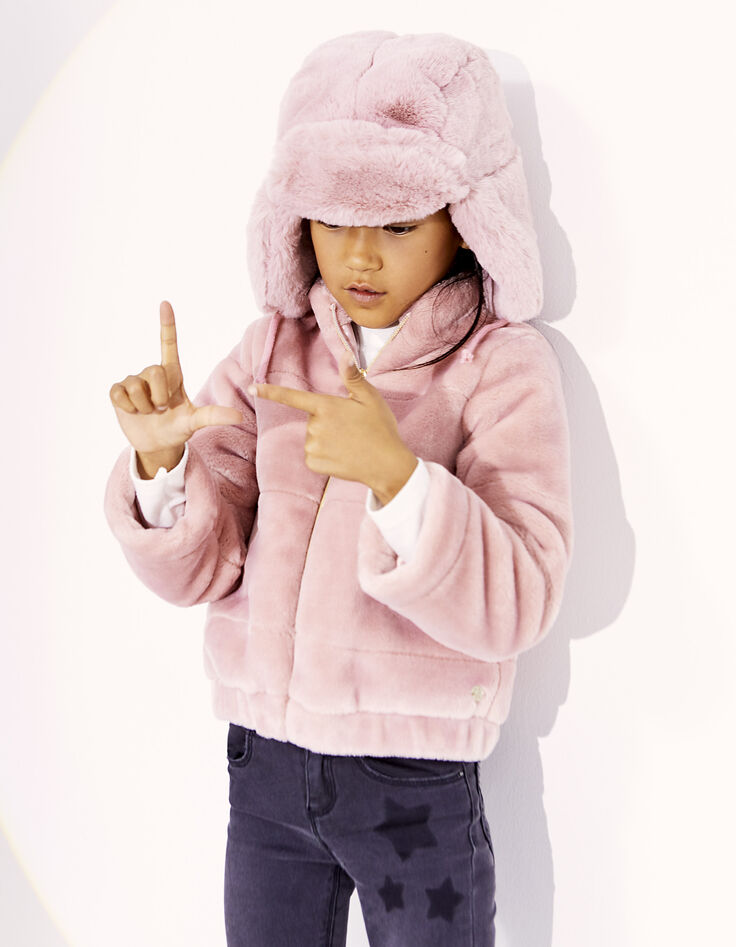 Girls' pink Shapska hat-8