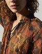Blouse en voile imprimé fleur des sables femme-2