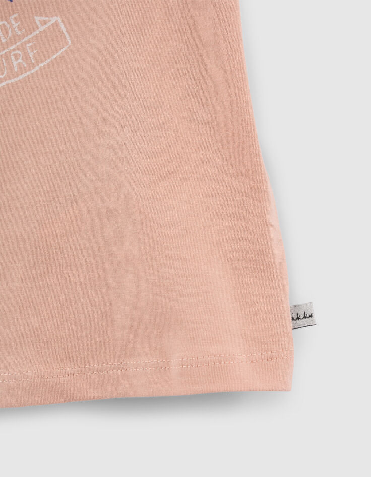 Débardeur rose visuel étoile-ailée fille-4
