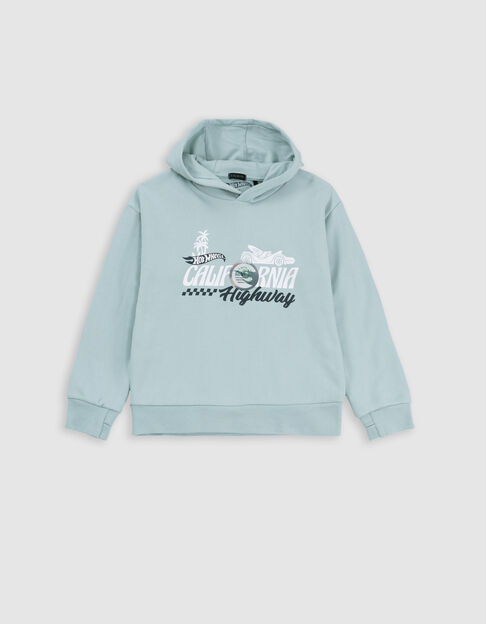 HOT WHEELS x IKKS green hoodie for boy - IKKS