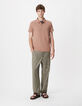 Polo manches courtes coton modal Homme-1