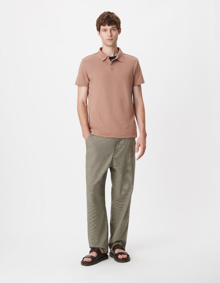Polo manches courtes coton modal Homme-1