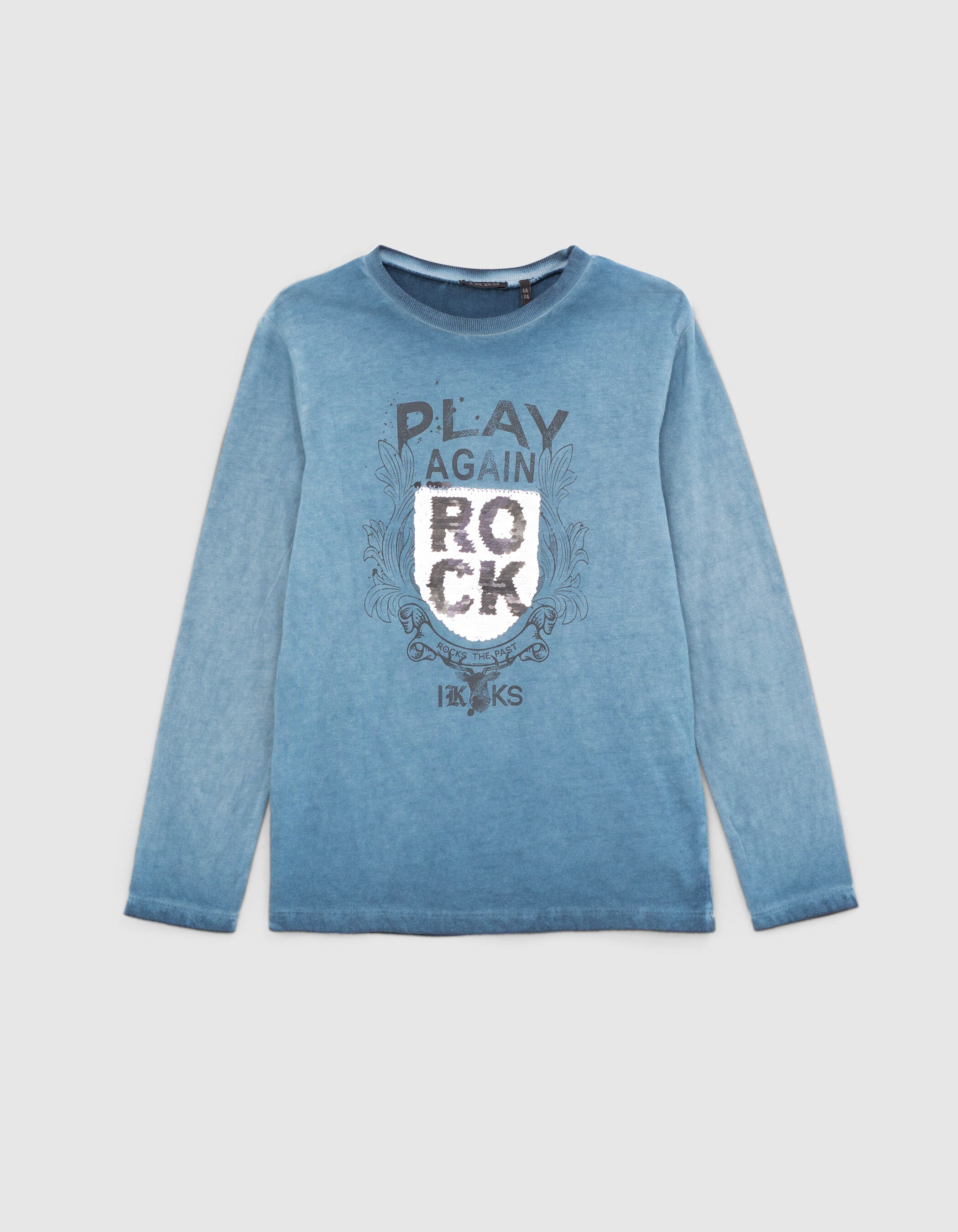 T shirt on sale garcon sequin reversible