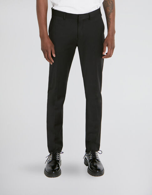 Pantalon de costume SLIM noir TRAVEL SUIT Homme