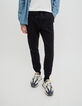 Men&rsquo;s navy sweatshirt fabric joggers-2