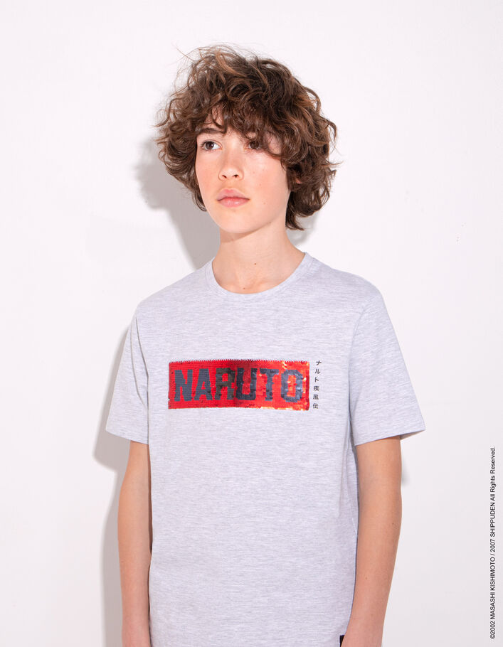 Camiseta NARUTO gris motivo en espalda niño - IKKS