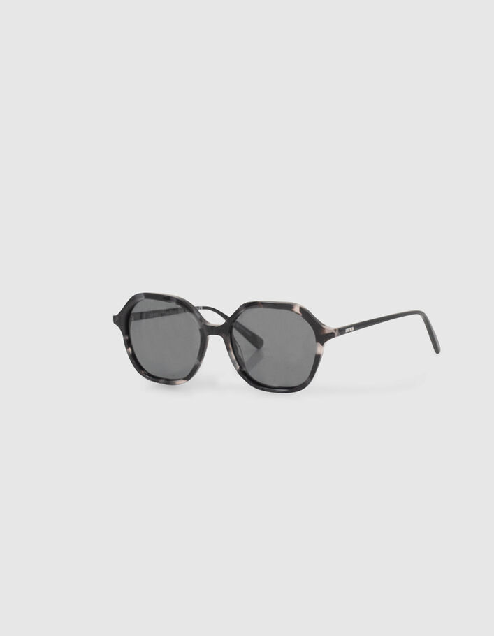 Lunettes solaires fille écaille noir-1