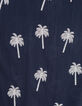 Pañuelo marino jacquard con motivos palmeras I.Code-2