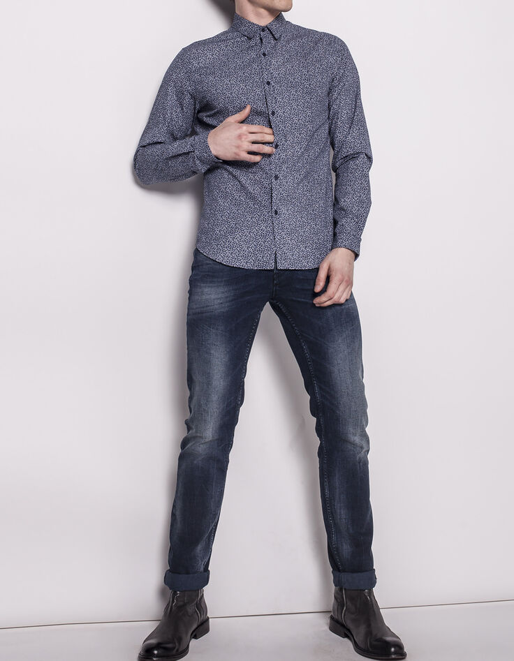Slim fit herenoverhemd-2
