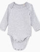 Baby’s putty organic cotton bodysuit to personalise-6