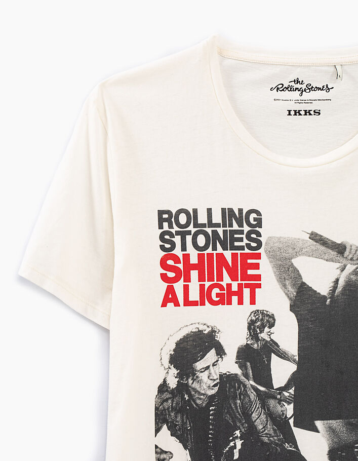 Tee-shirt ivoire visuel groupe THE ROLLING STONES Homme - IKKS