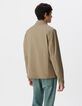 Veste saharienne beige zippée cinq poches Homme-9