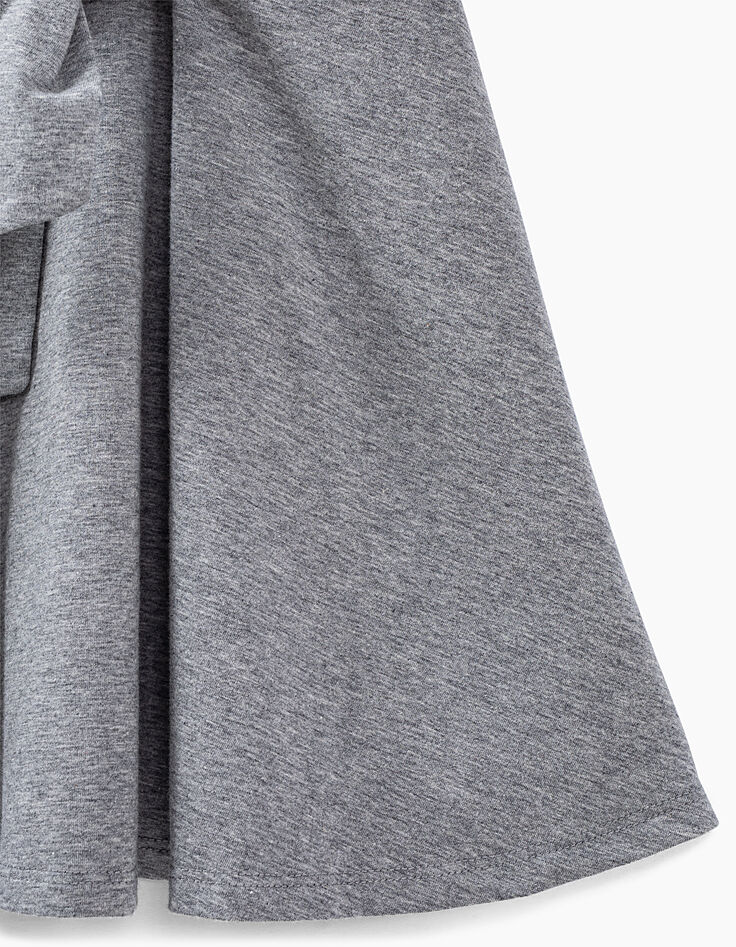 Girls’ grey ROLLING STONES dress to tie-5