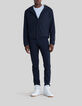 Men&rsquo;s navy WATER REPELLENT light jacket-1