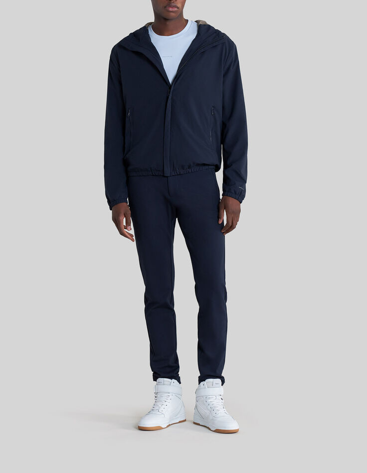 Men&rsquo;s navy WATER REPELLENT light jacket-1