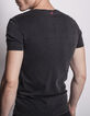 Men's black T-shirt-3