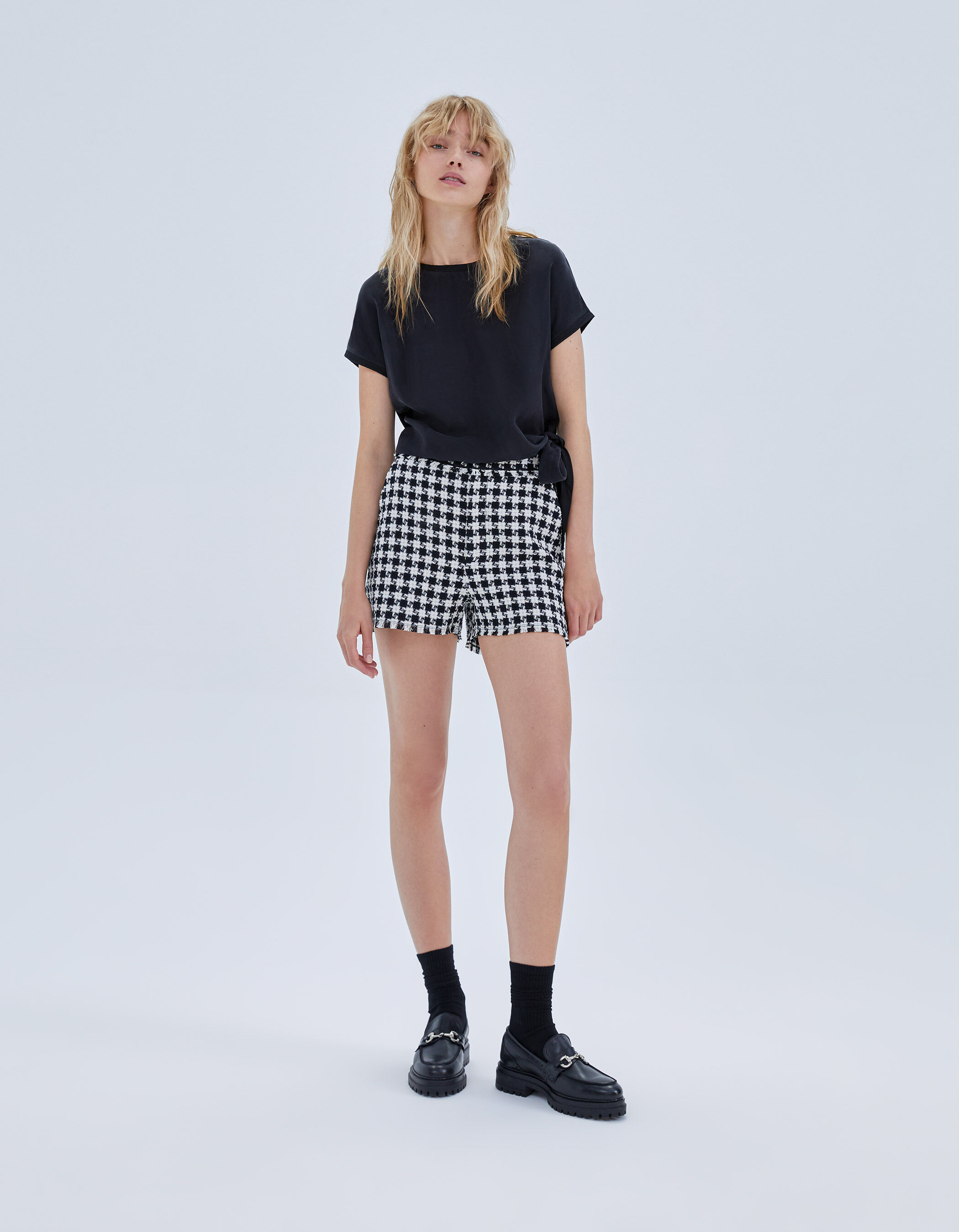 Short shop femme tweed