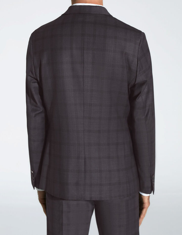 Veste de costume indigo TRAVEL SUIT à carreaux Homme-3