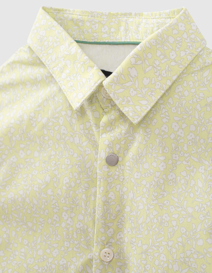Boys’ lemon flower print shirt - IKKS