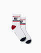 Calcetines navy, blanco y rojo WAY niño -4
