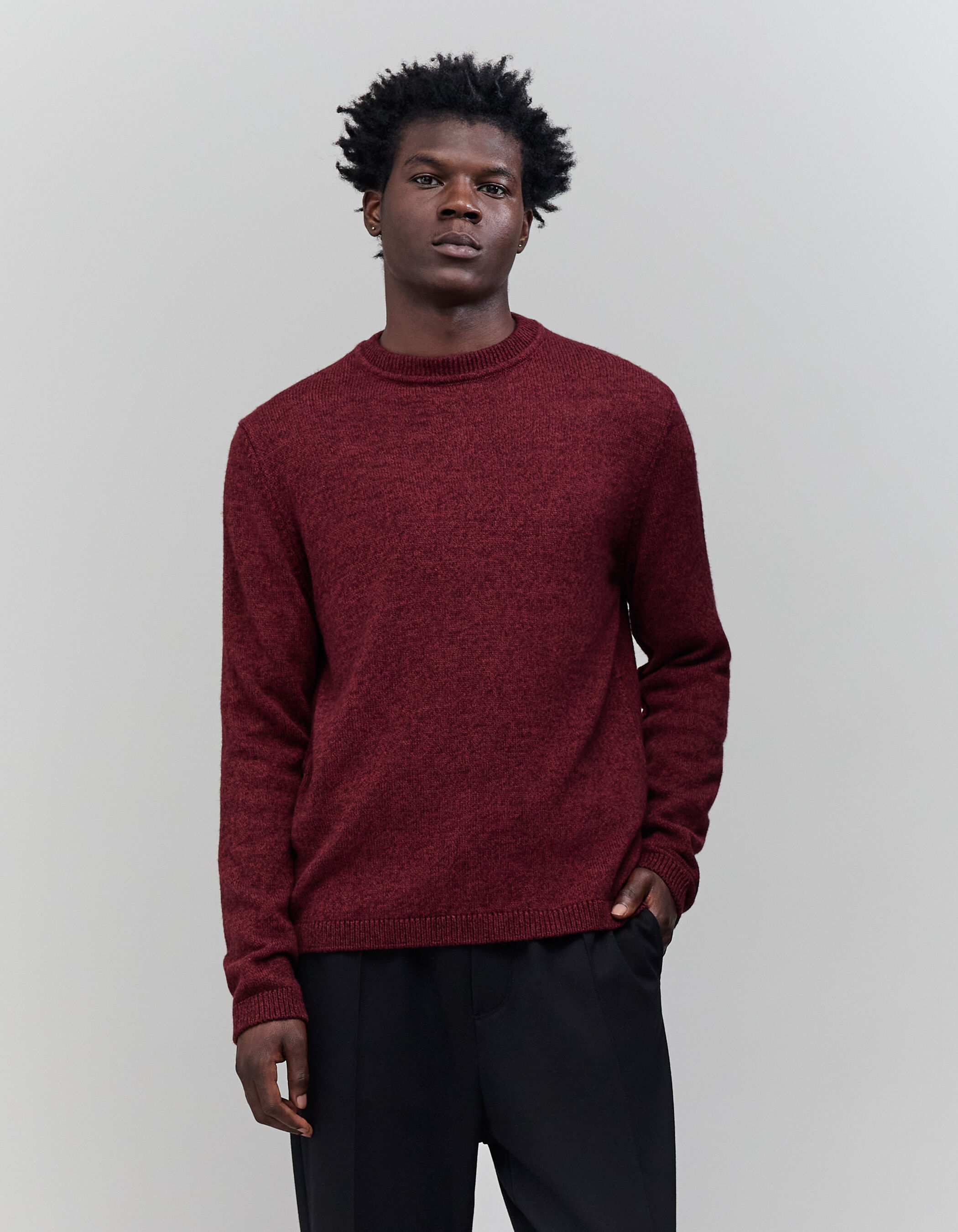 Burnt red sweater cheap