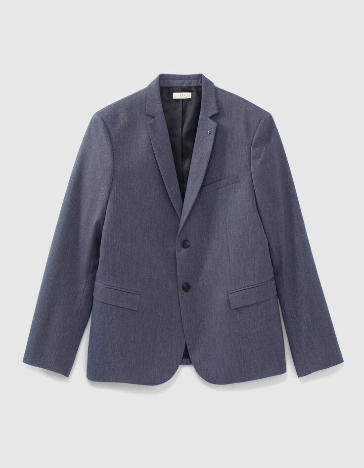 Men’s indigo denim-look suit jacket-5