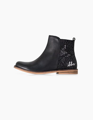 Boots noirs fille - IKKS