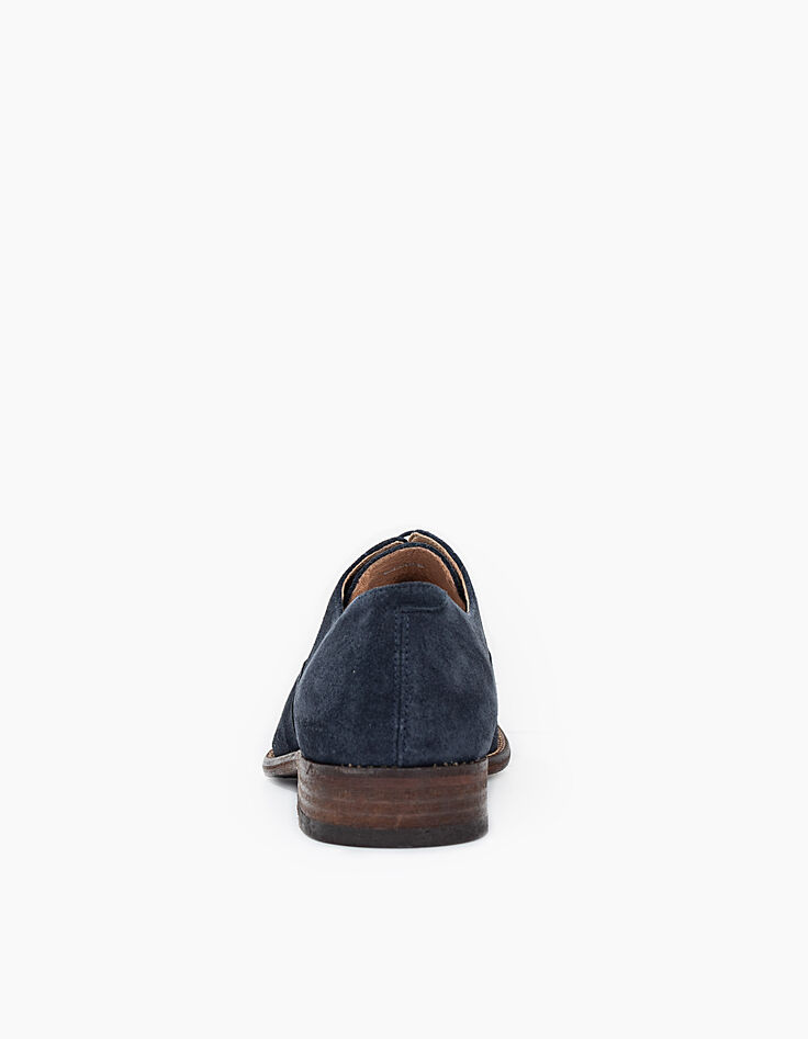 Men’s stone suede Derby shoes-4