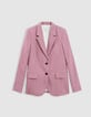 Americana rosa para mujer-6