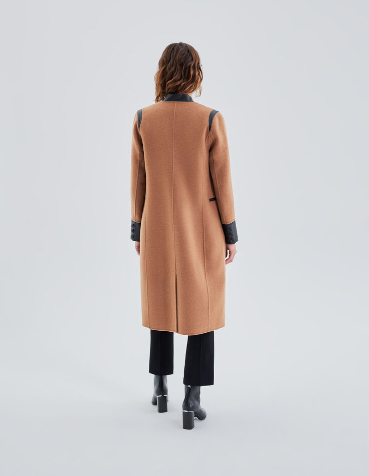 Women’s sienna long coat with rock details-3