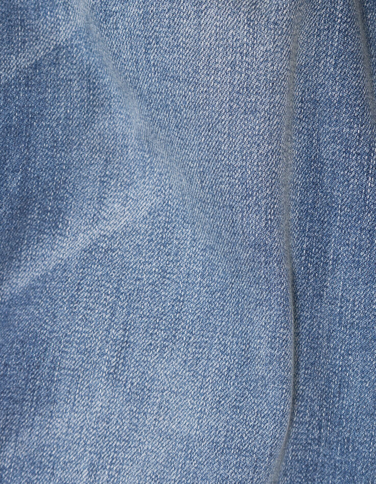Blaue FLARE-Mädchenjeans Waterless-10