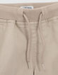 Baby boys’ beige Bermuda shorts with elasticated waist-2