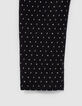 Girls’ black joggers with lightning star print-6