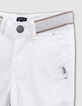 Bermudas blancas cinturón contraste niño-2
