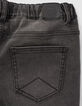 Zwarte afgewassen JOGGER jeans jongens-6