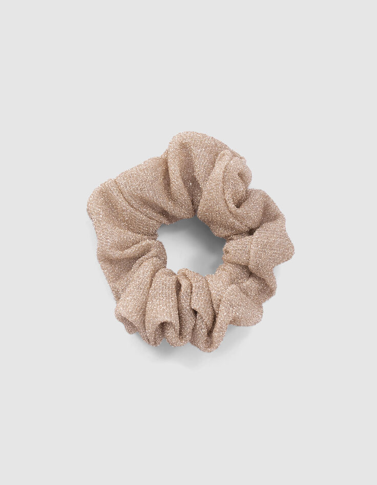 Glanzend scrunchies zwart en goud meisjes-3