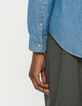 Chemise en jean regular bleu Homme-5