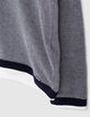 Jersey navy rayas con camiseta de efecto óptico niño -5