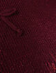 Girls’ pink glittery knit cowl with bow decor-8