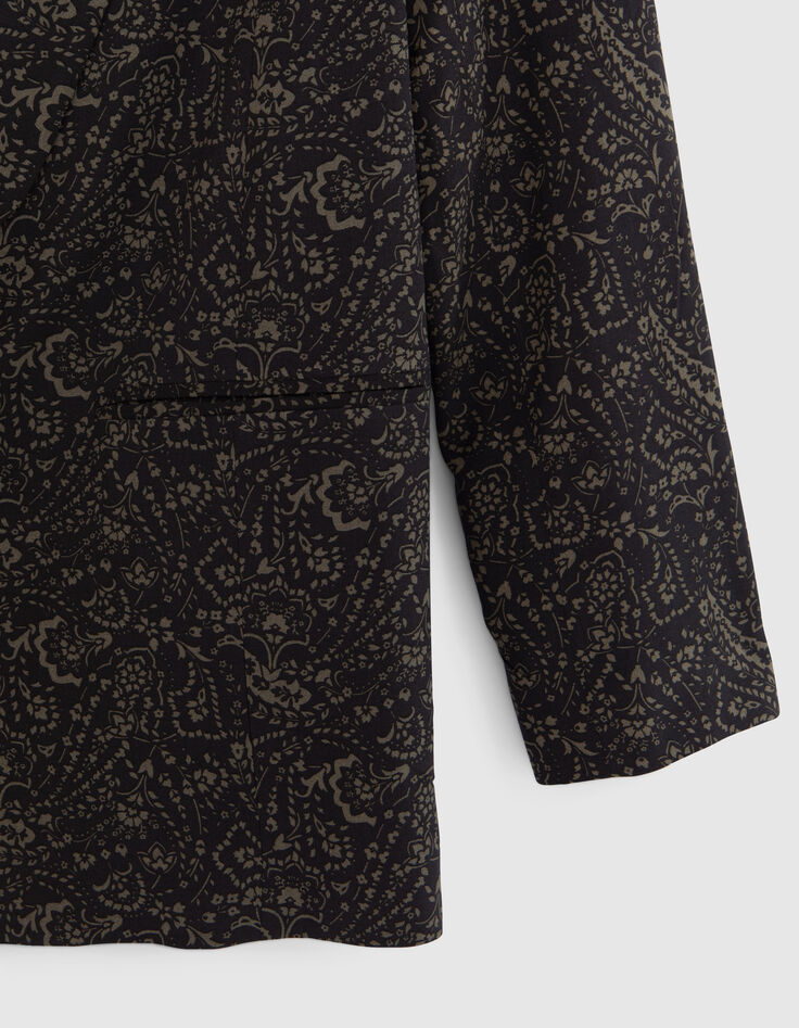 Chaqueta caqui LENZING&trade; ECOVERO&trade; cachemira floral Mujer-7