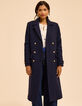 Manteau long marine esprit caban I.Code-1