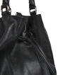 Sac en cuir noir femme-5