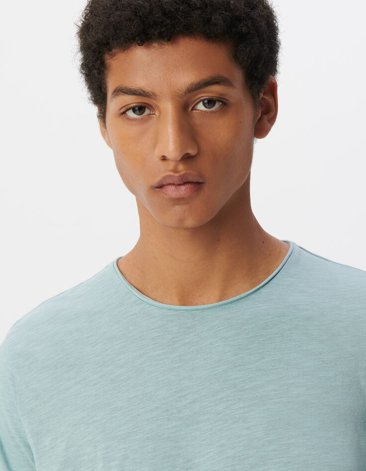 T-shirt L'Essentiel horizon coton bio col rond Homme-4
