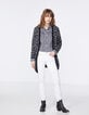 Cardigan mi-long apport alpaga jacquard léopard femme-5