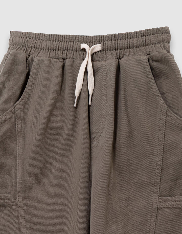 Pantalon barrel kaki esprit battle gar&ccedil;on-2