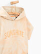 Sudadera blanco roto SUNSHINE coral niña-4