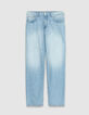 Neil verwaschene blaue Straight-Jeans-6